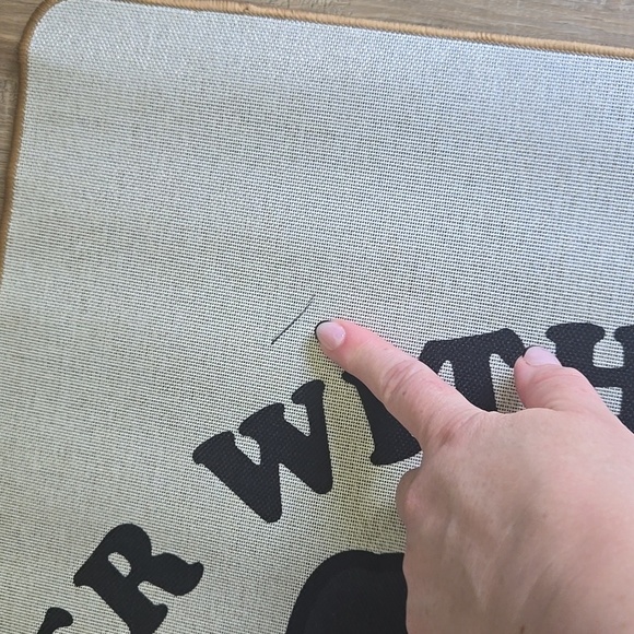 Rottweiler Dog Mat - Black and Orange - Picture 3 of 7